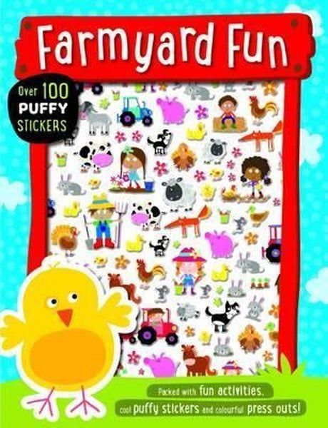 Sticker Star Farmyard Fun (Puffy Sticker Activity) - Make Believe Ideas kitap kapağı