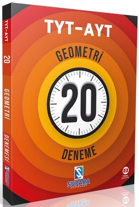 Supara Yayınları TYT AYT Geometri 20 Deneme kitap kapağı