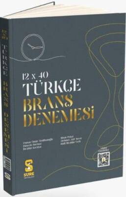 TYT Türkçe 12 x 40 Branş Denemesi Süre Yayınları - Kolektif kitap kapağı