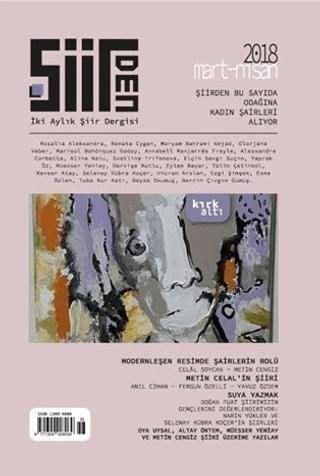 Şiirden İki Aylık Şiir Dergisi Sayı: 46 Mart - Nisan 2018 | Şiirden Yayıncılık (Ciltsiz)  - Resim 1