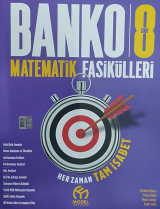 8. Sınıf Banko Matematik Fasikülleri | Model Eğitim Yayıncılık (Ciltsiz)  - Resim 1