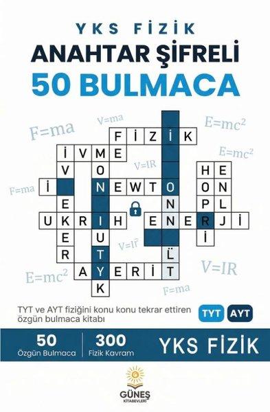 YKS Fizik Anahtar Şifreli 50 Bulmaca | Güneş Kitabevleri (İnce Kapak)  - Resim 1