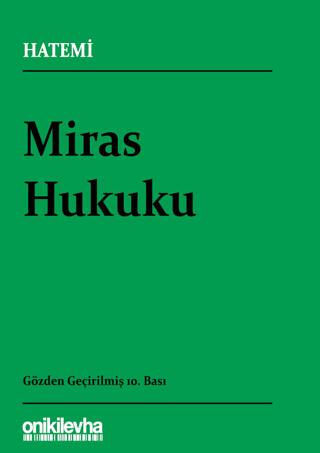 Miras Hukuku | On İki Levha Yayınları (Ciltsiz)  - Resim 1