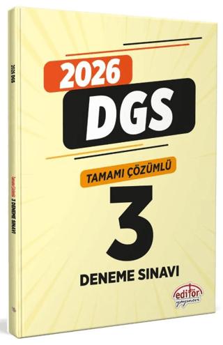 2026 DGS Tamamı Çözümlü 3 Deneme Sınavı