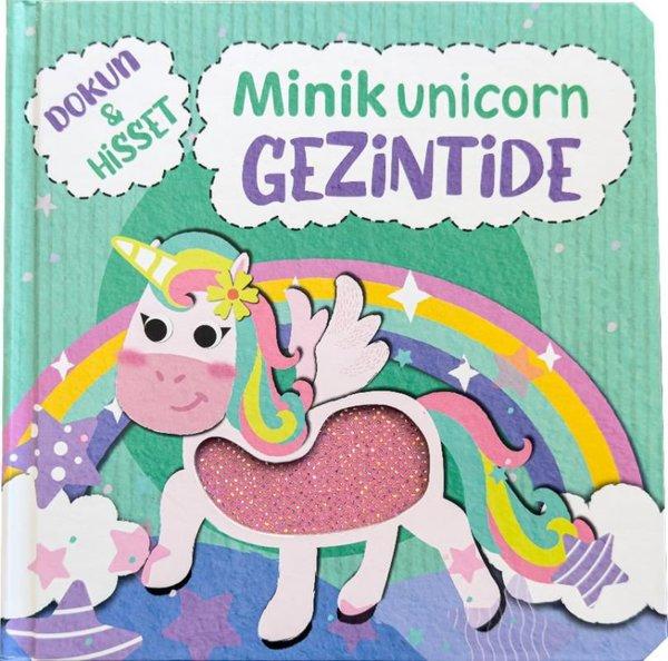 Minik Unicorn Gezintide - Dokun ve Hisset | Net Çocuk Yayınları (İnce Kapak)  - Resim 1