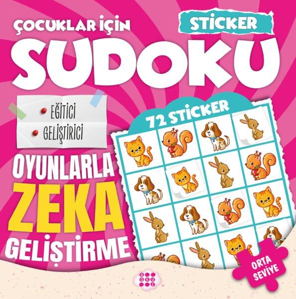 Çocuklar İçin Sudoku - Orta Seviye 1 - Sticker Hediyeli | Dokuz Yayınları (İnce Kapak)  - Resim 1