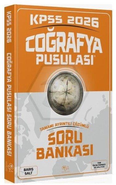 2026 KPSS Coğrafya Pusulası Soru Bankası Çözümlü | CBA Yayınları (İnce Kapak)  - Resim 1