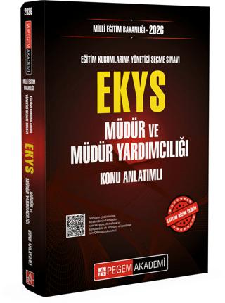 2026 Milli Eğitim Bakanlığı (EKYS) Müdür ve Müdür Yardımcılığı Konu Anlatımlı | Pegem Akademi Yayıncılık (Ciltsiz)  - Resim 1