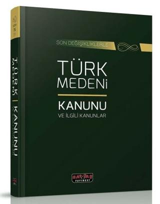 Türk Medeni Kanunu ve İlgili Kanunlar | Savaş Yayınevi (Ciltsiz)  - Resim 1