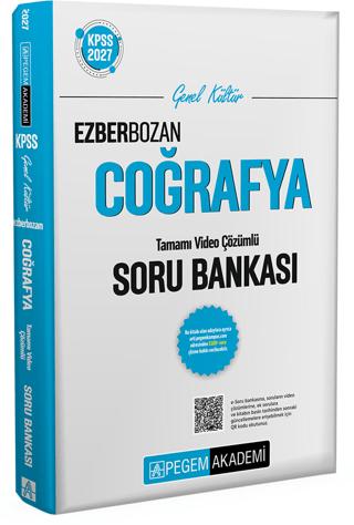 2027 KPSS Genel Kültür Ezberbozan Coğrafya Soru Bankası | Pegem Akademi Yayıncılık (Ciltsiz)  - Resim 1