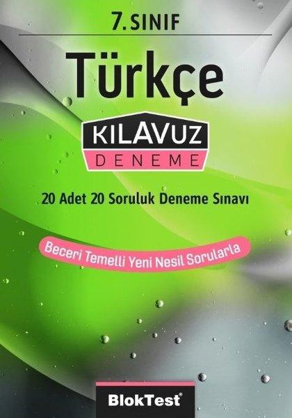 7. Sınıf Bloktest Türkçe Kılavuz Deneme Bloktest | Bloktest Yayınları (İnce Kapak)  - Resim 1