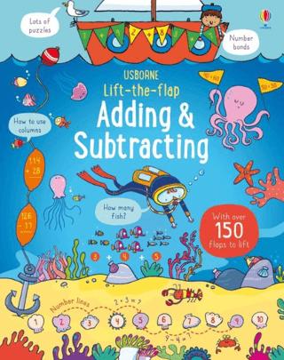 Lift-the-Flap Adding and Subtracting | Usborne (Ciltli)  - Resim 1