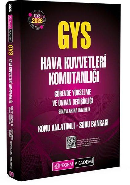 2026 GYS Hava Kuvvetleri Komutanlığı Görevde Yükselme Sınavlarına Hazırlık Konu Anlatımlı Soru Banka | Pegem Akademi Yayıncılık (İnce Kapak)  - Resim 1