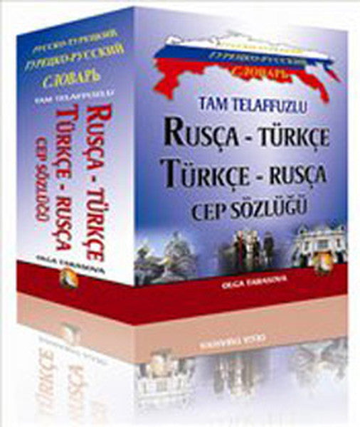 Tam Telaffuzlu Rusça-Türkçe - Türkçe-Rusça Cep Sözlüğü - Olga Tarasova kitap kapağı