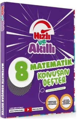 8. Sınıf LGS Matematik Hızlı ve Akıllı Konuşturan Defter - Kolektif kitap kapağı