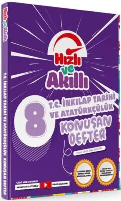 8. Sınıf LGS T.C. İnkılap Tarihi ve Atatürkçülük Hızlı ve Akıllı Defter - Kolektif kitap kapağı