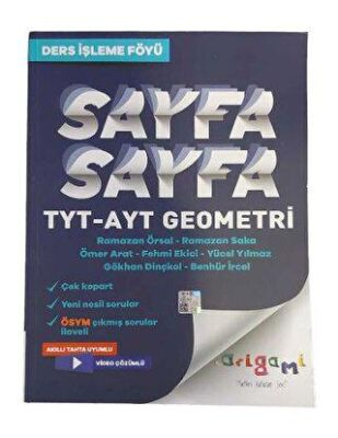 TYT-AYT Geometri Ders İşleme Föyü Tammat Yayıncılık - Kolektif kitap kapağı