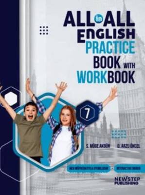 7. Sınıf All in All English Practice Book With Workbook - S. Müge Akgün kitap kapağı