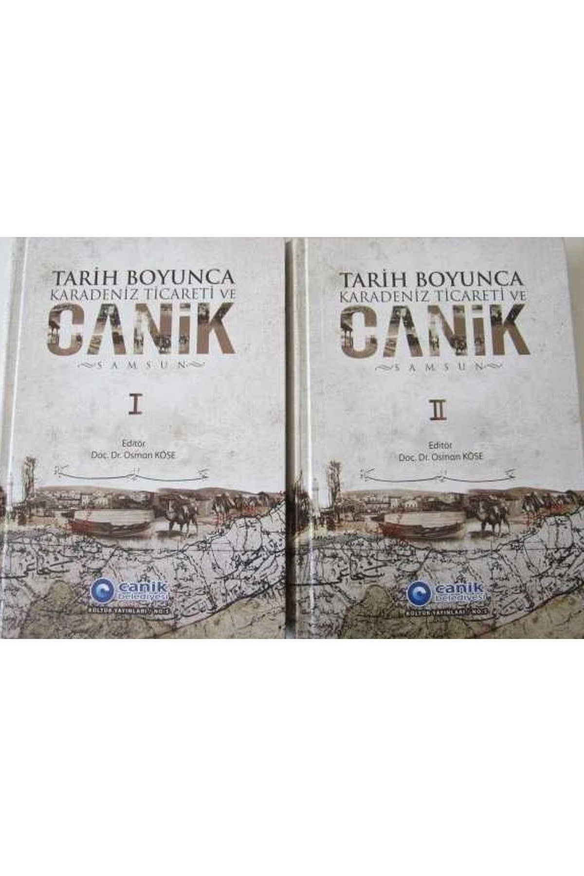 Tarih Boyunca Karadeniz Ticareti Ve Canik 1 2 - Osman Köse (2 Cilt Takım) kitap kapağı