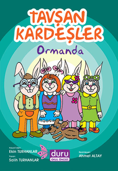Tavşan Kardeşler Ormanda - Salih Turhanlar kitap kapağı