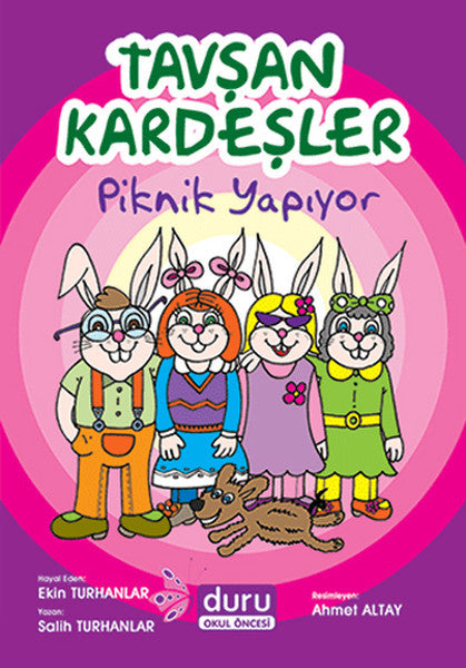 Tavşan Kardeşler Piknik Yapıyor - Salih Turhanlar kitap kapağı