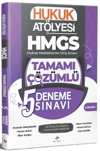 2026 Hukuk Atölyesi HMGS Hukuk Mesleklerine Giriş Sınavı Tamamı Çözümlü 5 Deneme Sınavı