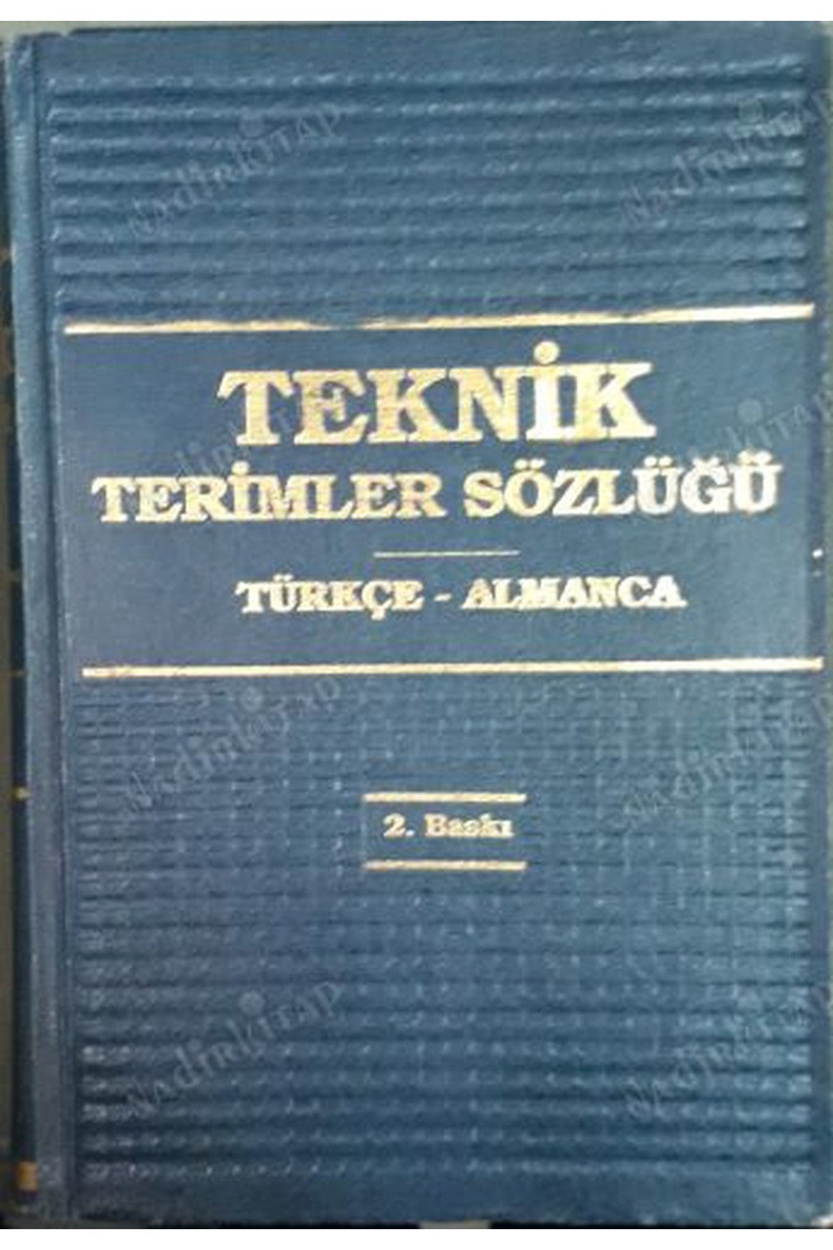 Teknik Terimler Sözlüğü (Türkçe-Almanca) kitap kapağı