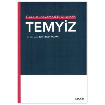 Temyiz - Behiye Eker Kazancı kitap kapağı