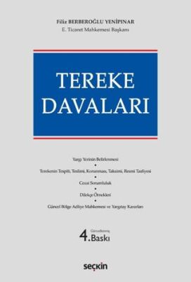 Tereke Davaları - Filiz BERBEROĞLU YENİPINAR kitap kapağı