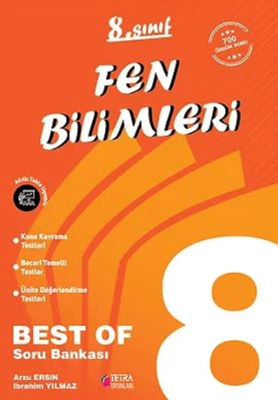 8. Sınıf Fen Bilimleri Best Of Soru Bankası - Arzu Ersin kitap kapağı
