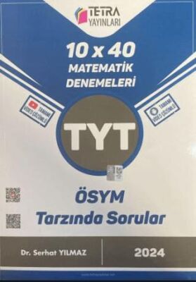 TYT 10x40 Matematik Denemeleri - Serhat Yılmaz kitap kapağı