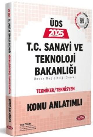 T.C. Sanayi ve Teknoloji Bakanlığı UDS Mühendis - İstatistik - Tekniker - Teknisyen Konu Anlatımlı | Data Yayınları (Ciltsiz)  - Resim 1