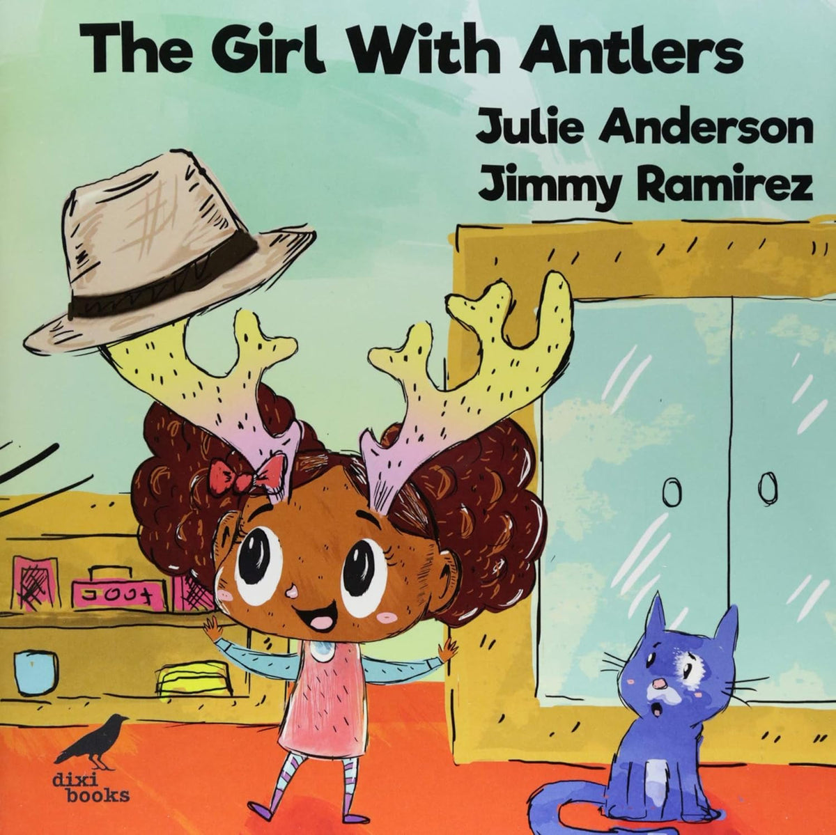 The Girl with Antlers kitap kapağı