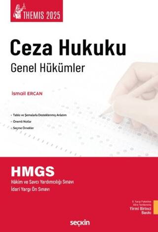 THEMIS – Ceza Hukuku Genel Hükümler Konu Kitabı - İsmail Ercan kitap kapağı