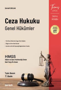 THEMIS - Ceza Hukuku Genel Hükümler Soru Kitabı Tıpkı Basım İsmail Ercan 7. Baskı, Ocak 2026 kitap kapağı