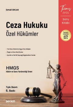 THEMIS - Ceza Hukuku Özel Hükümler Soru Kitabı Tıpkı Basım İsmail Ercan 6. Baskı, Ocak 2026 kitap kapağı