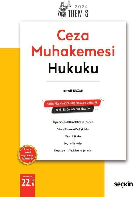 THEMIS - Ceza Muhakemesi Hukuku - İsmail Ercan kitap kapağı