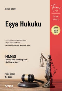 THEMIS - Eşya Hukuku Soru Kitabı Tıpkı Basım İsmail Ercan 6. Baskı, Ocak 2026 kitap kapağı