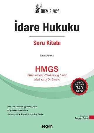 THEMIS - İdare Hukuku Soru Kitabı - Ümit Kaymak kitap kapağı