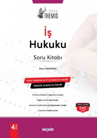 THEMIS - İş Hukuku Soru Kitabı - Deniz Bayeren kitap kapağı