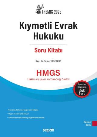 THEMIS - Kıymetli Evrak Hukuku Soru Kitabı - Tamer Bozkurt kitap kapağı