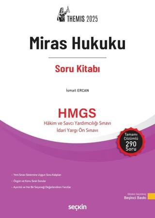 THEMIS - Miras Hukuku Soru Kitabı - İsmail Ercan kitap kapağı