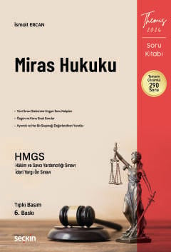 THEMIS - Miras Hukuku Soru Kitabı Tıpkı Basım İsmail Ercan 6. Baskı, Ocak 2026 - İsmail Ercan kitap kapağı