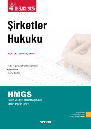 THEMIS - Şirketler Hukuku - Konu Anlatımı - Tamer Bozkurt kitap kapağı