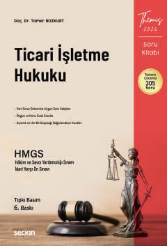 THEMIS - Ticari İşletme Hukuku Soru Kitabı Tıpkı Basım Doç. Dr. Tamer Bozkurt 6. Baskı, Ocak 2026 - Tamer Bozkurt kitap kapağı