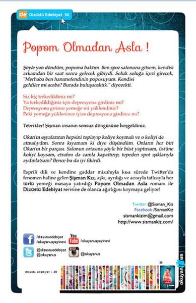 Popom Olmadan Asla | Okuyan Us Yayınları - Dizüstü Edebiyat Dizisi (İnce Kapak)  - Resim 2
