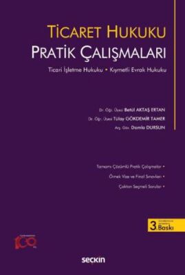 Ticaret Hukuku Pratik Çalışmaları - Betül Aktaş Ertan kitap kapağı