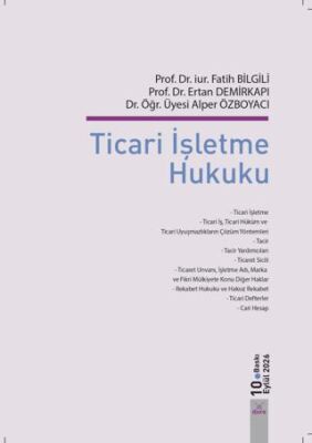 Ticari İşletme Hukuku - Fatih Bilgili kitap kapağı