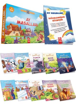 Ay Masalları Hikaye Serisi (10 Kitap) | Model Çocuk (Ciltsiz)  - Resim 1