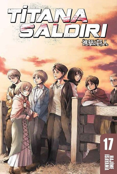 Titana Saldırı - 17 - Hajime İsayama kitap kapağı